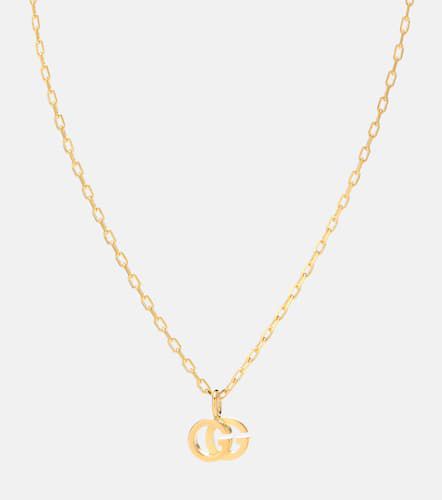 Halskette Double G aus 18kt Gelbgold mit Topaz - Gucci - Modalova