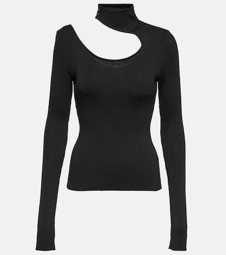 Fiz cutout ribbed-knit silk top - Petar Petrov - Modalova