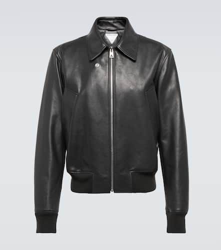 Leather blouson jacket - Bottega Veneta - Modalova