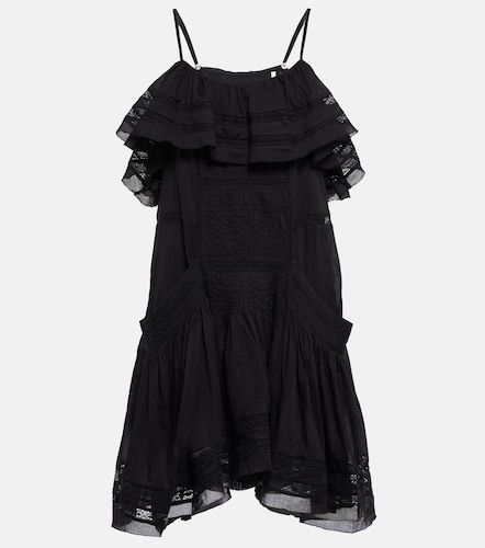 Vestido corto Moly de algodón a capas - Marant Etoile - Modalova