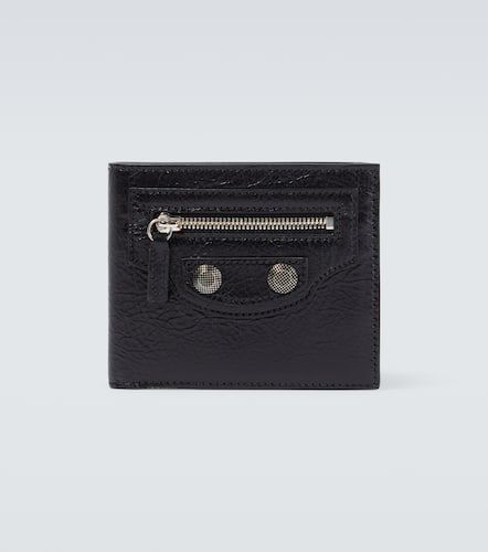 Le Cagole square folded leather wallet - Balenciaga - Modalova