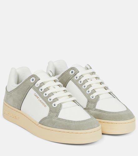 SL/61 leather and suede sneakers - Saint Laurent - Modalova