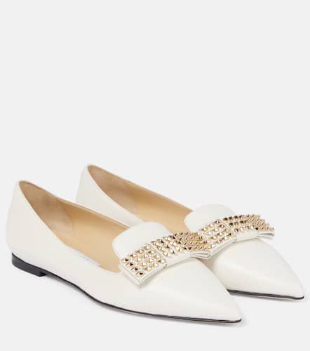 Gala embellished leather ballet flats - Jimmy Choo - Modalova