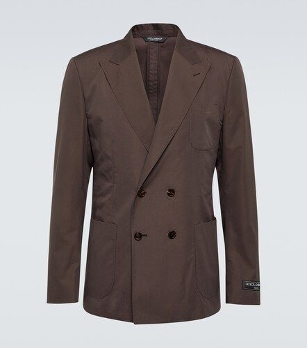 Blazer aus Baumwolle und Seide - Dolce&Gabbana - Modalova