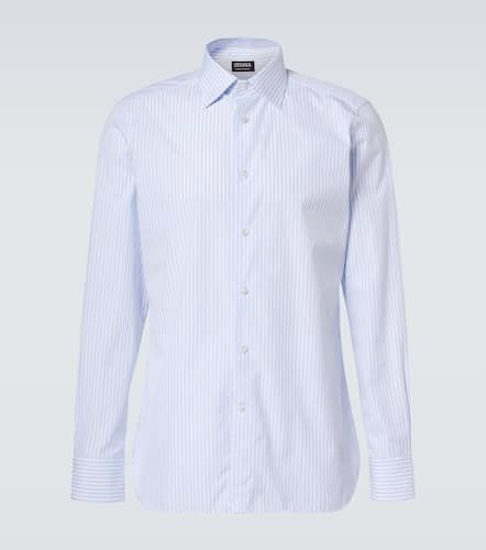 Zegna Striped cotton Oxford shirt - Zegna - Modalova