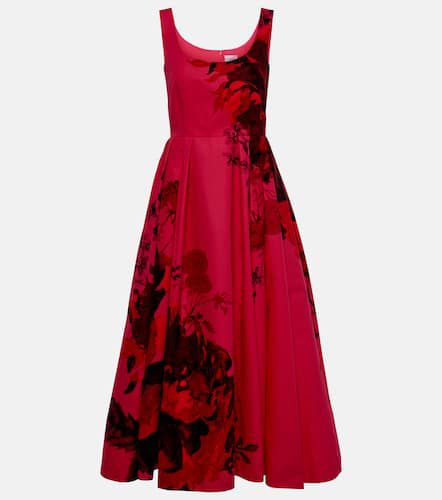 Floral cotton faille maxi dress - Erdem - Modalova