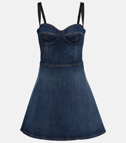 Corset denim minidress - Dolce&Gabbana - Modalova