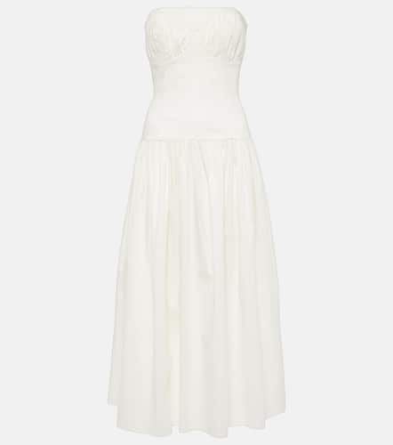 Lauryn strapless cotton-blend midi dress - Tove - Modalova