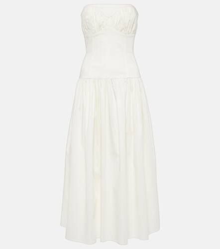 Lauryn strapless cotton-blend midi dress - Tove - Modalova