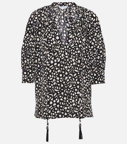 Blusa Emy de sarga de seda estampada - Max Mara - Modalova