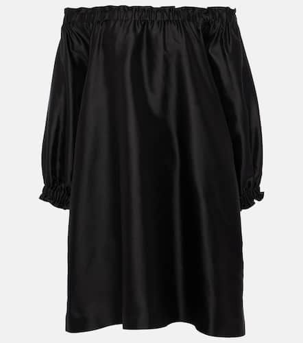 Lepre off-shoulder silk and cotton minidress - Max Mara - Modalova