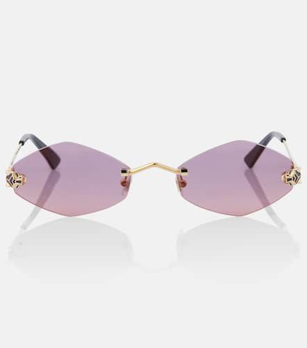 PanthÃ¨re de Cartier geometric sunglasses - Cartier Eyewear Collection - Modalova