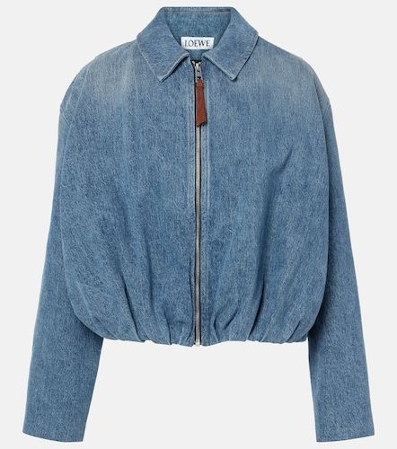 Loewe Chaqueta de denim drapeada - Loewe - Modalova