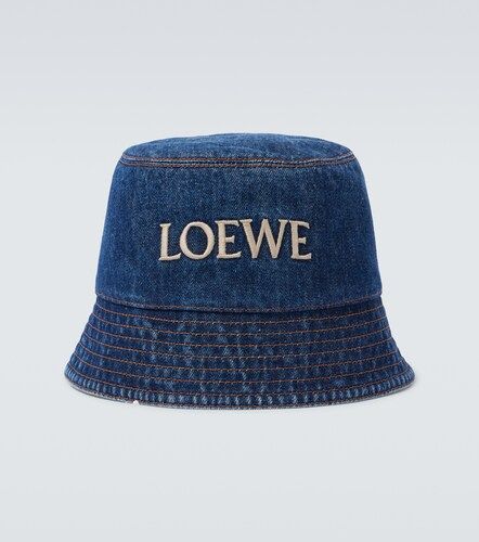 Cappello da pescatore in denim - Loewe - Modalova