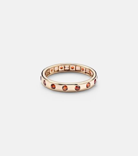 Anillo de oro de 10 ct con granate - Stone and Strand - Modalova