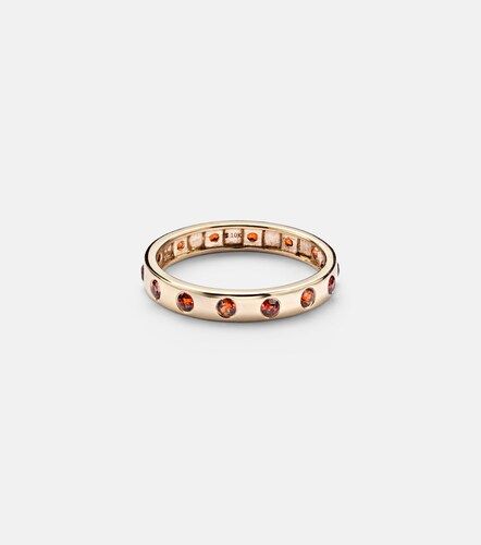 Ring aus 10kt Gelbgold mit Granat - Stone and Strand - Modalova