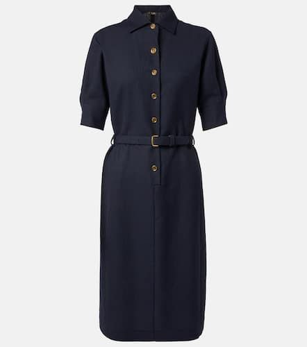 Linen and wool shirtdress - Loro Piana - Modalova