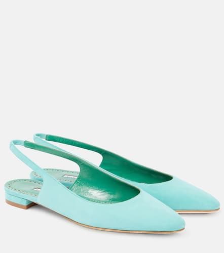 Sawra 10 suede slingback flats - Manolo Blahnik - Modalova