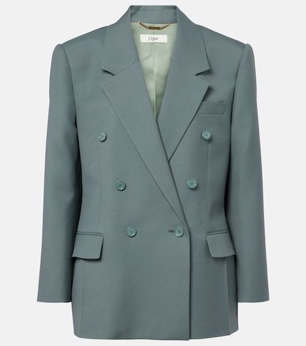 Chloe Double-breasted wool blazer - Chloe - Modalova