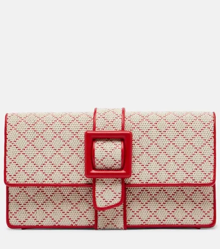 Maycap raffia-effect clutch - Manolo Blahnik - Modalova