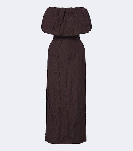 Vestido corsé de algodón y seda - Magda Butrym - Modalova