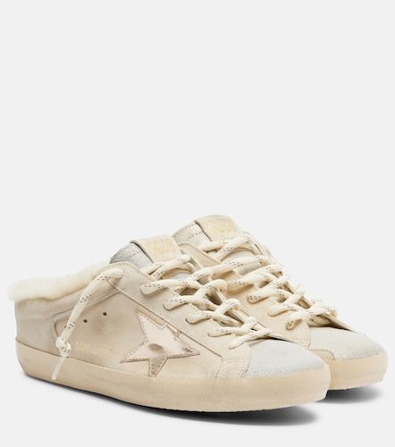 Super-Star shearling-lined suede sneakers - Golden Goose - Modalova