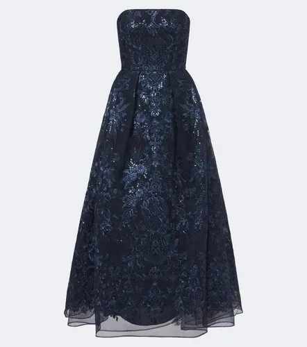 Sequined lace bustier gown - Elie Saab - Modalova