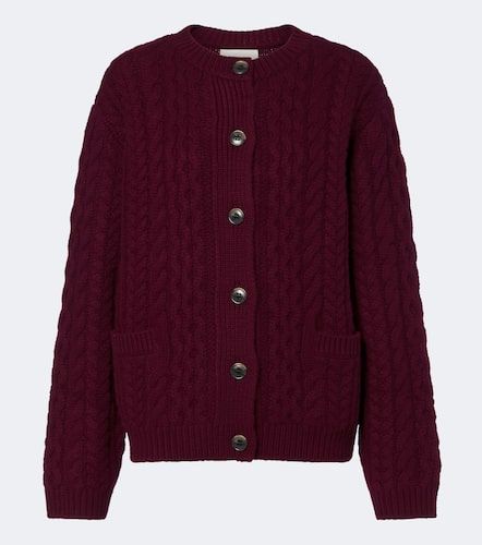 Cable-knit cashmere cardigan - Lisa Yang - Modalova