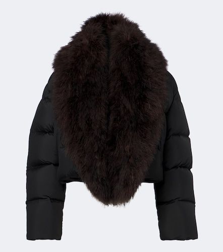 Giacca imbottita in seta tecnica - Gucci - Modalova