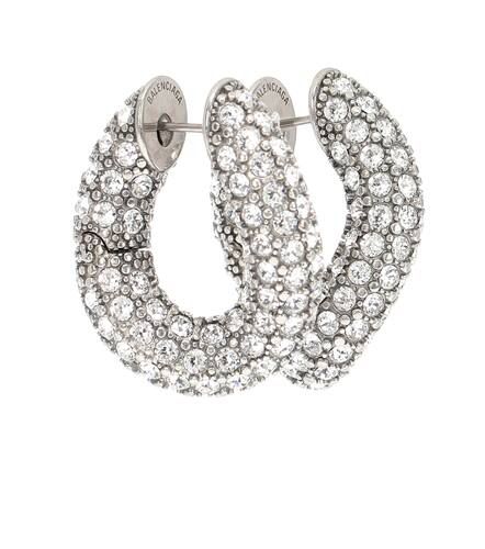 Loop embellished hoop earrings - Balenciaga - Modalova
