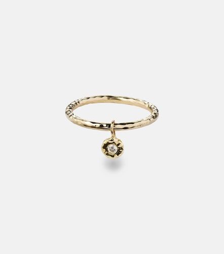 Anillo Nesting Gem de oro de 18 ct con diamante - Octavia Elizabeth - Modalova