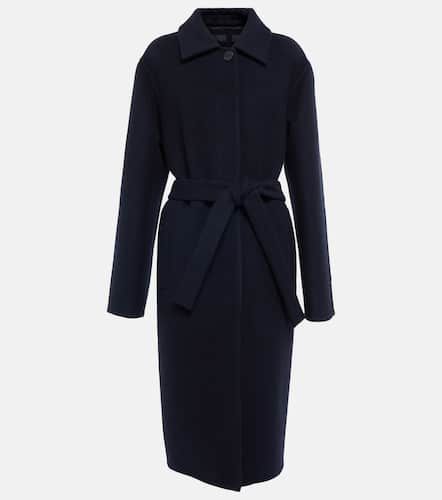 Abrigo de lana y seda con cinturón - Givenchy - Modalova