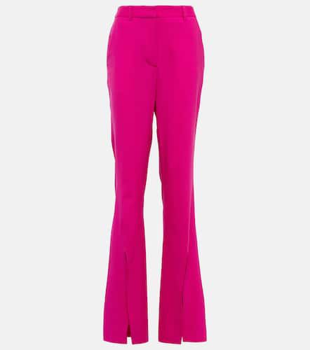 Mid-rise flared wool-blend pants - Giuseppe di Morabito - Modalova