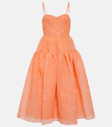 Abelia organza cloque midi dress - Erdem - Modalova