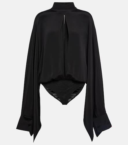 Cutout silk crÃªpe bodysuit - Tom Ford - Modalova