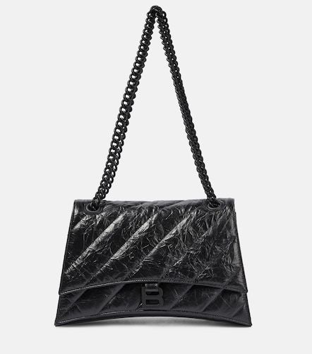Borsa a spalla Crush Medium in pelle - Balenciaga - Modalova