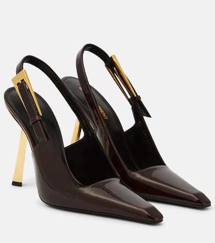 Lee 110 patent leather slingback pumps - Saint Laurent - Modalova