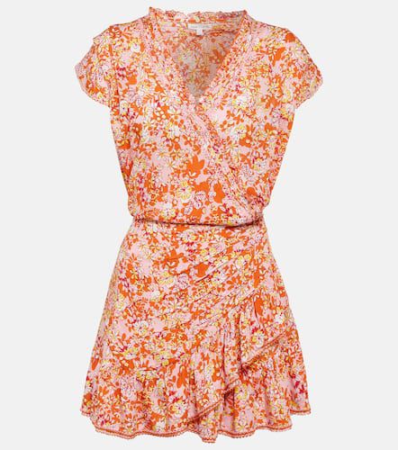 Estelle V ruffled floral minidress - Poupette St Barth - Modalova