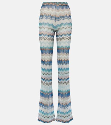 Zig Zag crochet flared pants - Missoni Mare - Modalova