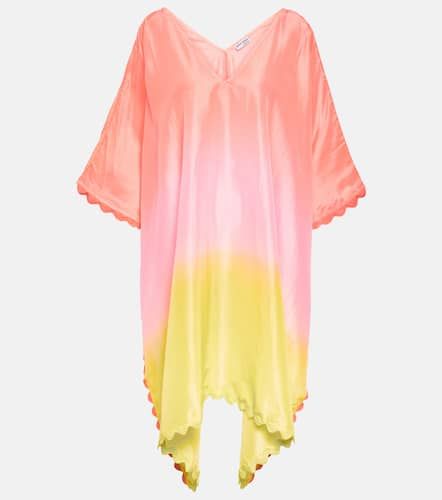 OmbrÃ© scalloped silk kaftan - Juliet Dunn - Modalova