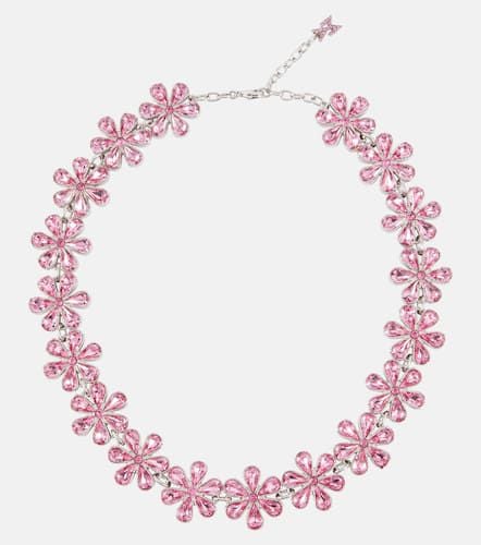 Crystal-embellished choker - Amina Muaddi - Modalova