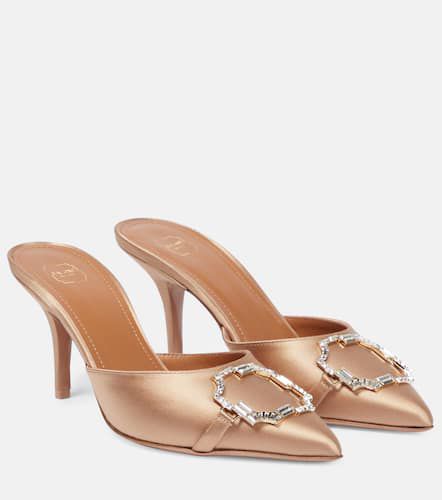 Missy 85 embellished satin mules - Malone Souliers - Modalova