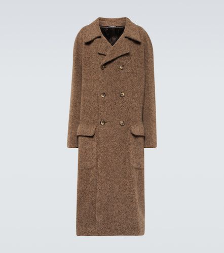 Double-breasted alpaca-blend coat - Dolce&Gabbana - Modalova