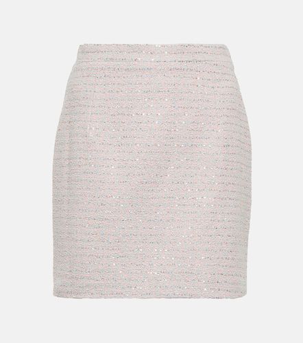 Minifalda de tweed con adornos - Alessandra Rich - Modalova