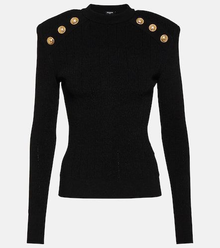 Verzierter Pullover aus Strick - Balmain - Modalova