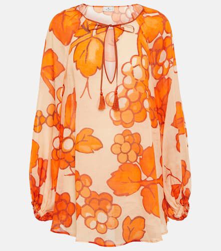 Etro Printed ramie tunic - Etro - Modalova