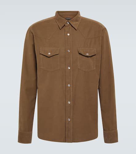 Cotton corduroy Western shirt - Tom Ford - Modalova