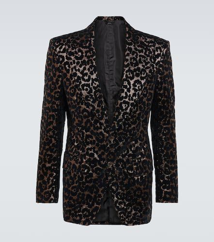 Atticus leopard-print tuxedo jacket - Tom Ford - Modalova