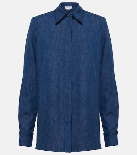 Camicia Cruz in cotone e lino - Gabriela Hearst - Modalova