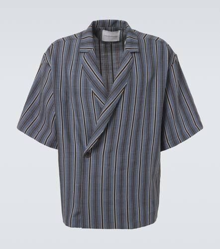 Striped virgin wool shirt - King & Tuckfield - Modalova